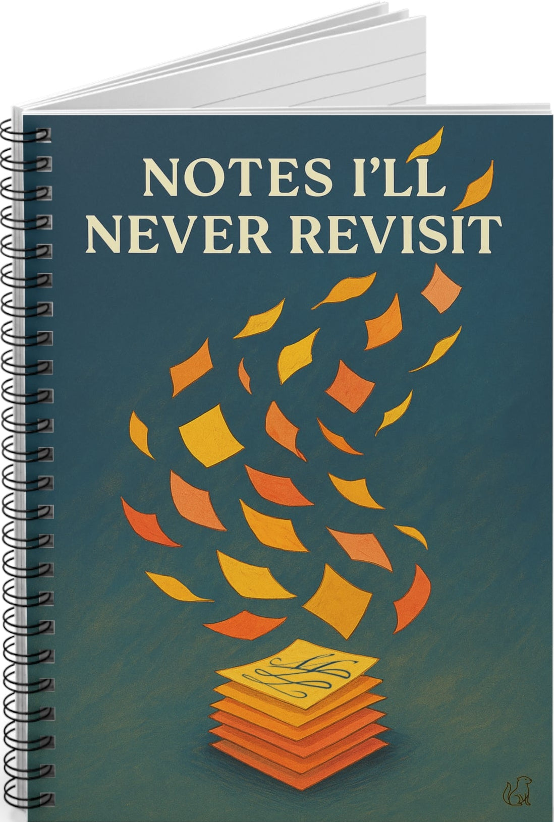 Notes I’ll Never Revisit Spiral Notebook, Ruled Line